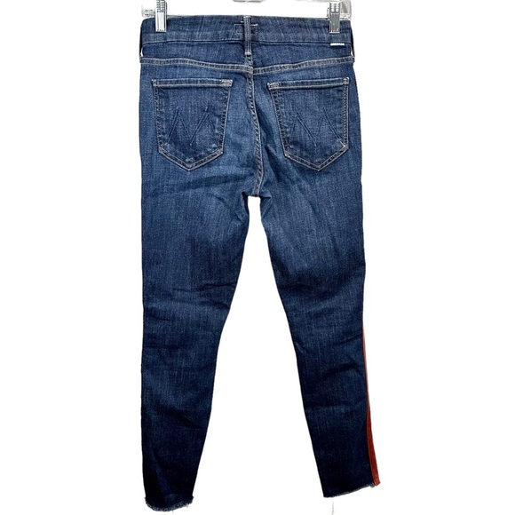 MOTHER The Looker Ankle Fray Skinny Jeans in Speed Racer - Picture 4 of 8